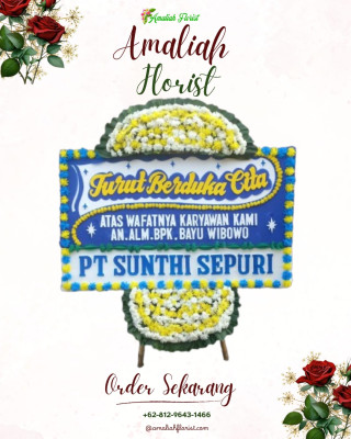 Papan Bunga Duka di Kedungumpul